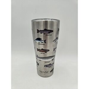 Tervis Tumbler Stainless Steel Here Fishy Fish Identifier Fishing 30 Oz